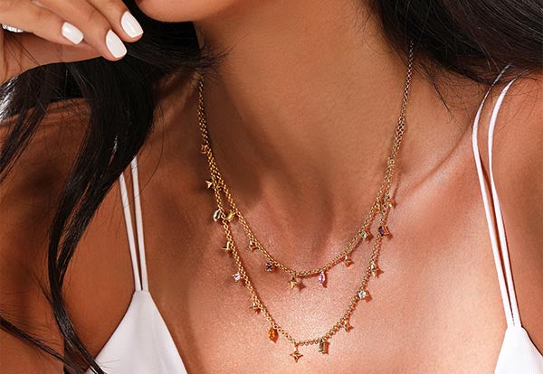 Wearing a Necklace