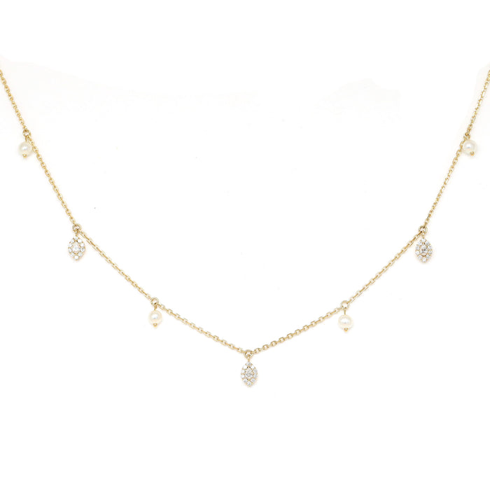 Iris Diamond Necklace