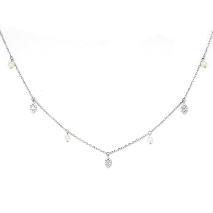 Iris Diamond Necklace