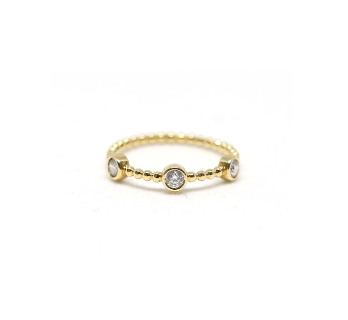 Diamond Trio Band Ring