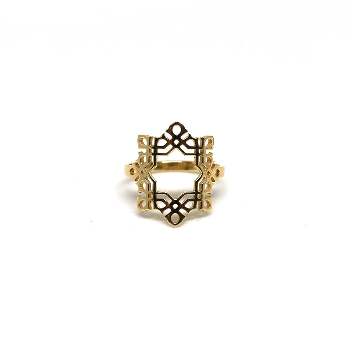 Star Arabesque Ring (18k)