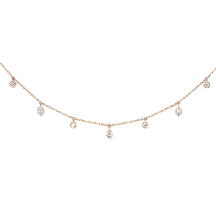 Camellia Diamond Necklace
