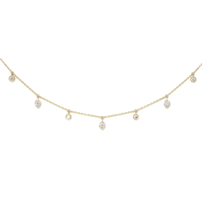 Camellia Diamond Necklace