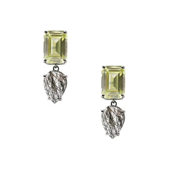 Green Zinnia Earrings