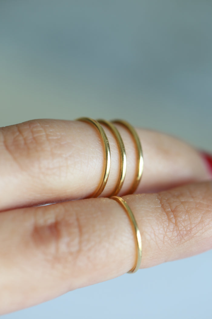 Triple Gold Band Ring