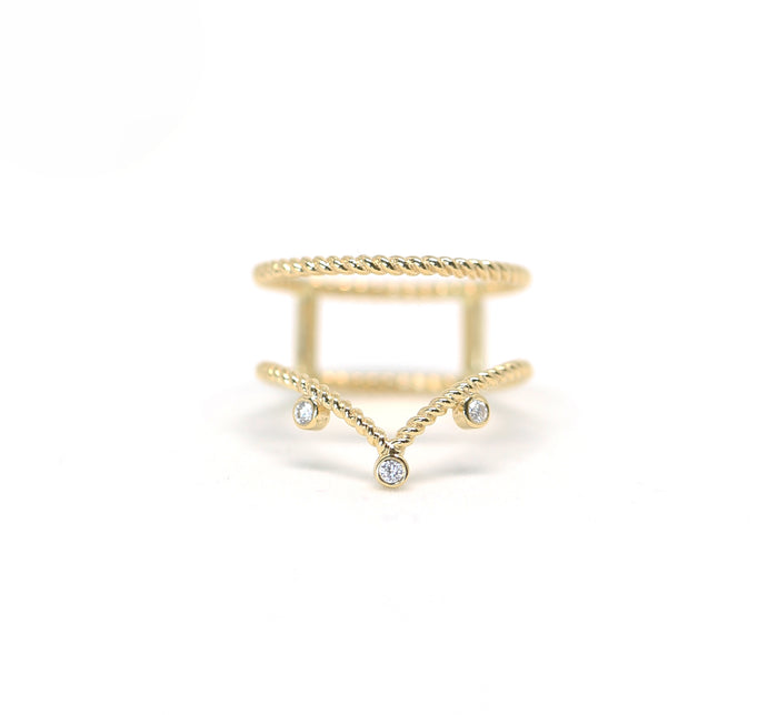 Twisted Illusion Ring