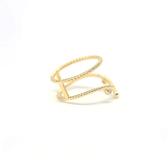 Twisted Illusion Ring