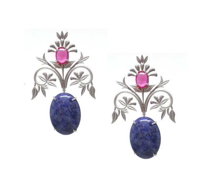 Pink Flora Earrings