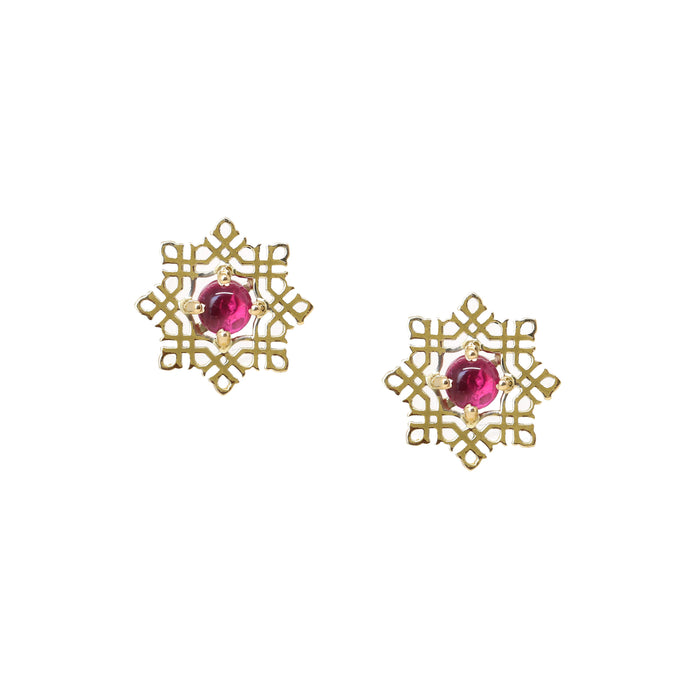 Mini Star Arabesque Earrings