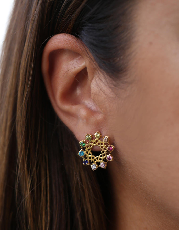 Arabesque Rainbow Earrings