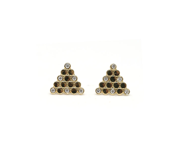 Triangular Diamond Studs