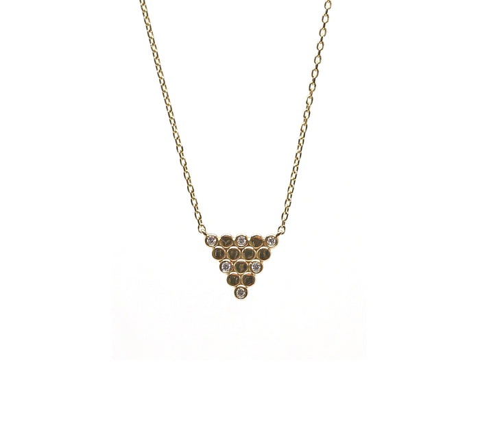 Triangle Diamond Necklace