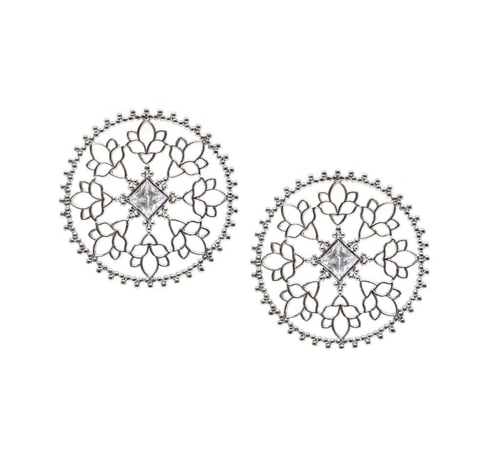 Floral Mandala Earrings