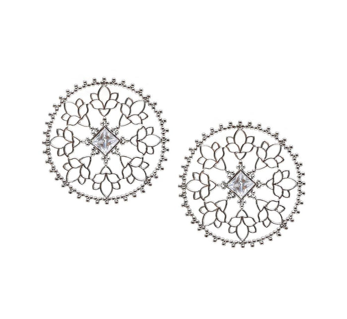 Floral Mandala Earrings