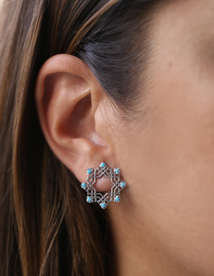 Arabesque Turquoise Earrings