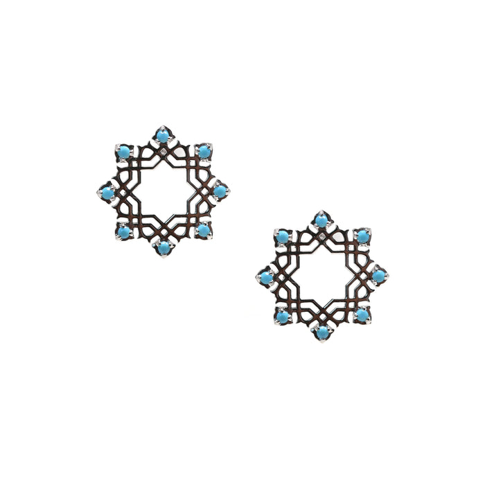 Arabesque Turquoise Earrings