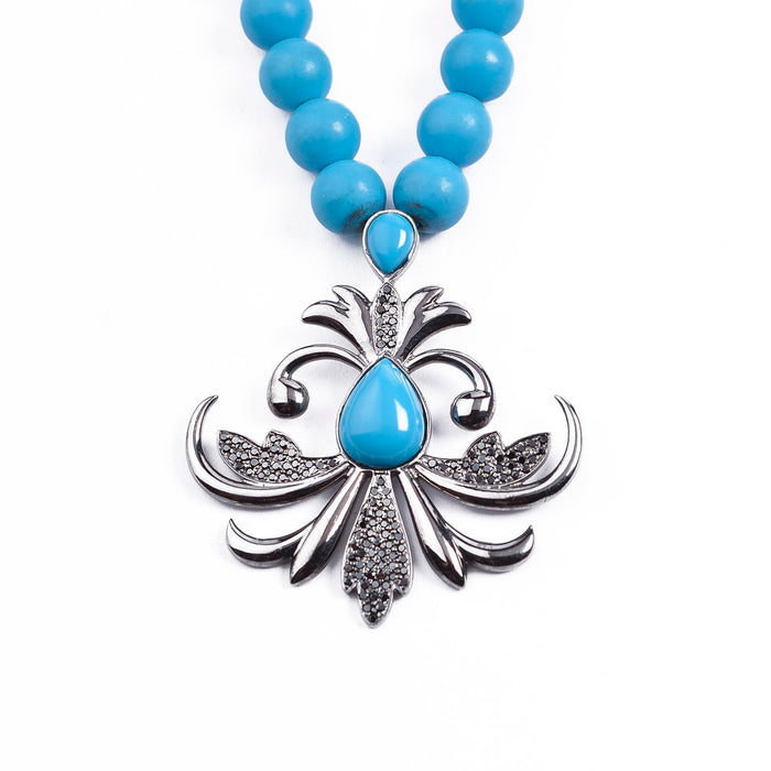 Turquoise Bead Necklace
