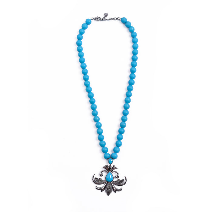 Turquoise Bead Necklace