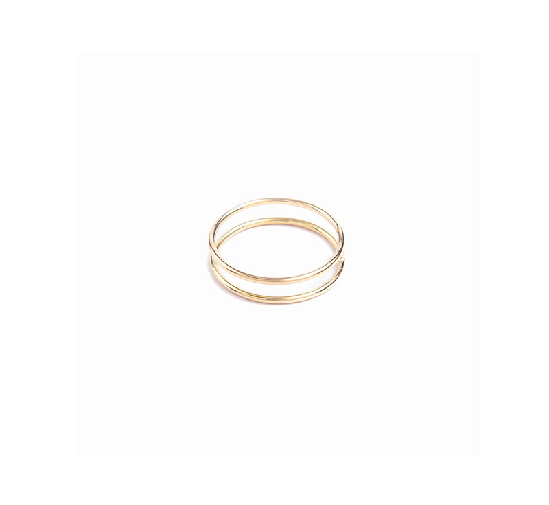 Double Gold Band Ring