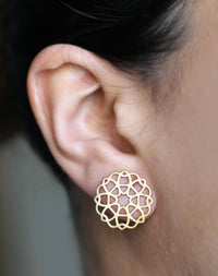 Round Arabesque Earrings