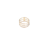 Triple Gold Band Ring