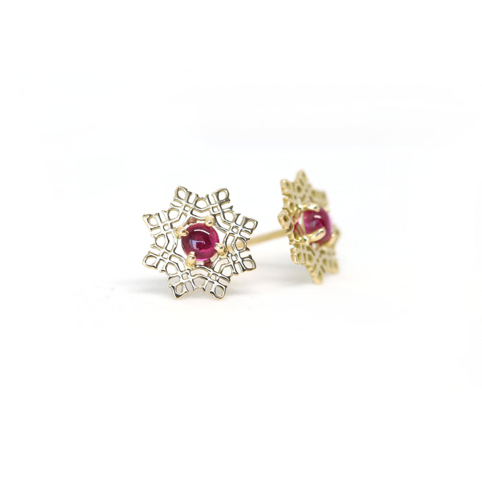 Mini Star Arabesque Earrings