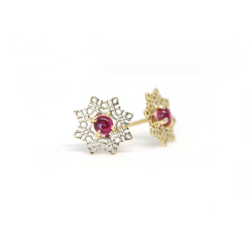 Mini Star Arabesque Earrings